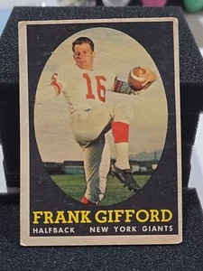 1958 Topps #73 Frank Gifford VG+ - Picture 1 of 2