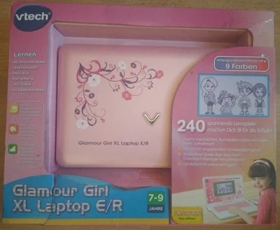 Vtech Glamour Girl XL Rosa Laptop E/R - Lerncomputer mit 240 Lernspielen B-Ware - Bild 1 von 3