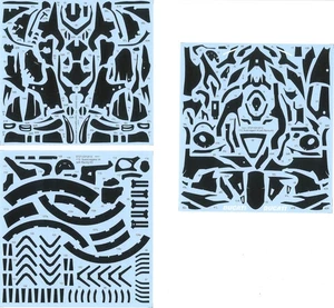 STUDIO27 1/12  Superleggera V4 (with Racing Kit) Carbon decal for TAMIYA CD12013 - Picture 1 of 3