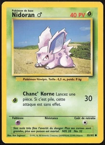 Carte Pokémon Nidoran ♂ 55/102 Set de base Français - Picture 1 of 2