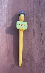 Unique Ceramic Handmade Worm, Garden, "Cactus" Plant Marker. Made In SA. - Picture 1 of 3