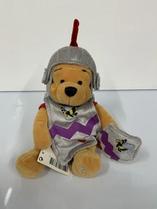 Disney Store George’s Day Winnie The Pooh Beanie Soft Toy Plush 24cm NEW - Picture 1 of 8