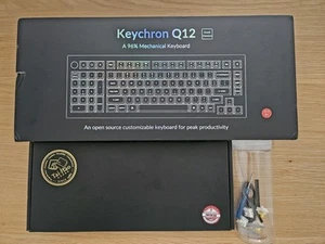 Keychron Q12 QMK Custom Full Mechanical Keyboard w/ Keycaps+Switches (See Desc.) - Photo 1/9