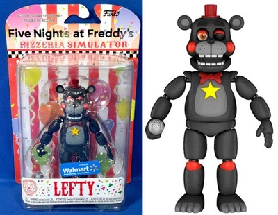 LEFTY Five Nights Freddy's PIZZERIA SIMULATOR Funko 5" FIGURE Walmart Exclusive - Image 1 of 4