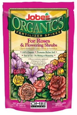 Jobe's Organic Spikes Roses Root Feeder 14.1 oz (Pack of 2) - Image 1 of 3