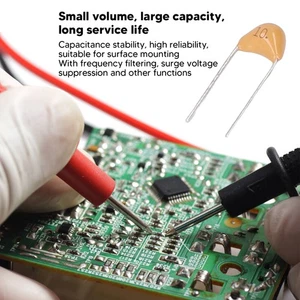 300PCS Monolithic Ceramic Capacitor Capacitance Stabilization Ceramic Chip ZC - Picture 1 of 22