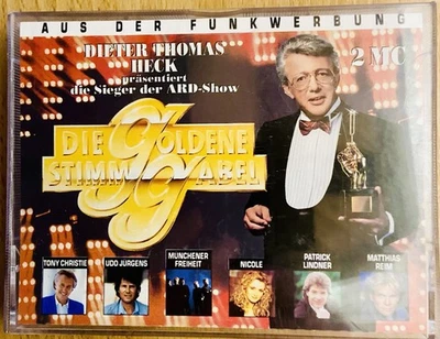 Die Goldene Stimmgabel 2 MC Dieter Thomas Heck Udo Jürgens Nicole 1992 - Bild 1 von 2