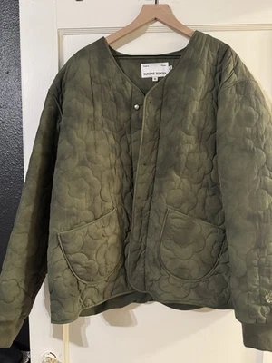 Sundae School Unisex Quilted Green Camo Flower Jacket Liner XL Excellent! - Image 1 of 4