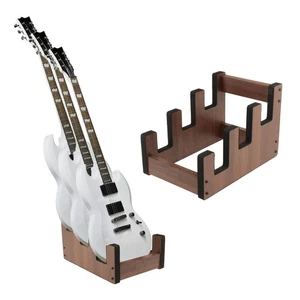 Wooden Guitar Stand, Wooden Floor Stand, Instrument Holder, Display Stand for 3 - Picture 1 of 7