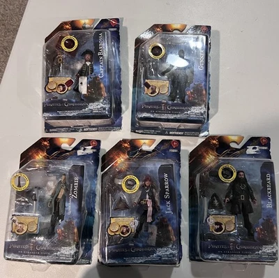 Lote de 5 figuras de Piratas del Caribe en mareas extrañas. 2011 Foto 1 de 4