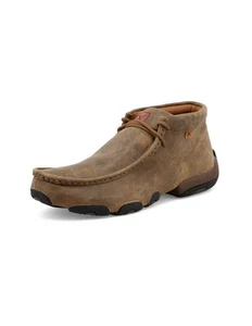 Twisted X Casual Shoes Mens Leather Driving Moc 9 W Bomber MDM0003 - Picture 1 of 5