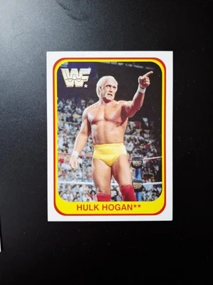 Rare Hulk Hogan 1991 Merlin Card 24 WWE WWF WCW Wrestling - German Version - Image 1 of 2