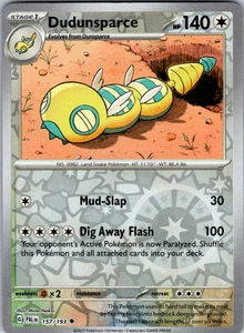 Dudunsparce Reverse Holo 157/193 SV02: Paldea Evolved Uncommon - NM - Picture 1 of 2