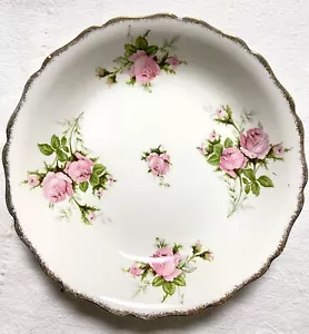 Canonsburg The Hallmark of Quality 22kt Gold Trimmed Salad Plate Roses 7.75" - Picture 1 of 4