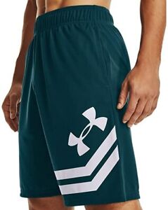 New With Tags Mens Under Armour Gym UA Muscle Athletic Logo 10" Baseline Shorts