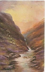 PC17875 Dolwyddelan Valley. N. Wales. B. B. London series. 1909 - Foto 1 di 2