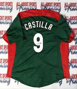 Vinny Castilla Authentic Signed Pro Style Jersey Autographed JSA R1 - Picture 1 of 5