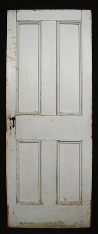 27"x68" Antique Vintage Victorian Interior Closet Pantry Wood Wooden Door Panels Cover