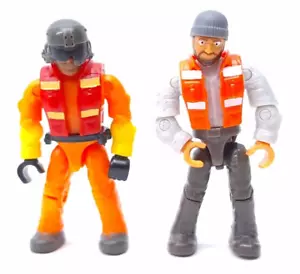 Mega Construx Bloks Probuilder Helicopter Rescue Figures FXY58 Lot 2 - Picture 1 of 8