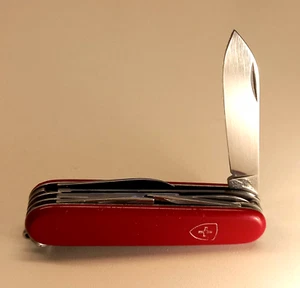 VTG VICTORINOX Swiss Officer Folding Pocket Knife, 8 opening elements, 1974-90 y - Picture 1 of 15