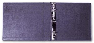 3 Ring 3 on- a-Page Business Check Book Binder Vinyl BLACK - Picture 1 of 1