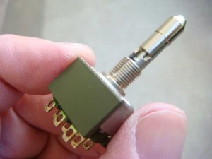 Lot 5 3PDT 3-position LOCKING TOGGLE Switches NKK SF23LBW181-7 -- New and Unused - Picture 1 of 13