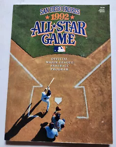 1992 All Star Game Official Major League Baseball Program - Picture 1 of 19