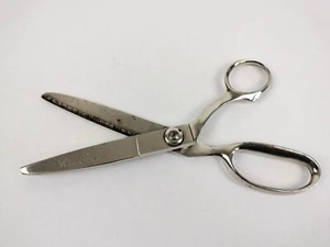 WISS Pinking Shears Scissors Chrome Plated Newark NJ - Picture 1 of 8