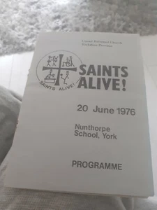 Saints Alive Programme June 1976 - Foto 1 di 2