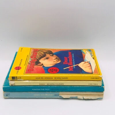 Beverly Cleary 4 Book Lot Dell Yearling Books Ribsy, Ramona, Henry and Beezus - Image 1 of 4