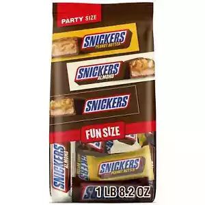 Original, Peanut Butter & Almond Fun Size Milk Chocolate Candy Bars Variety Pack - Picture 1 of 11