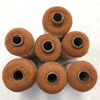 Maypole Willamette Hand Weaving Yarn Virgin Wool Worsted 7 Sk Lot Polished Penny - Image 1 of 3