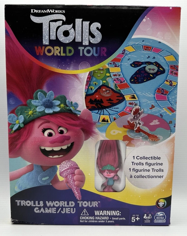 Trolls World Your Game 1 Collectible Troll Figurine Spinmaster DreamWorks  - Image 1 of 4