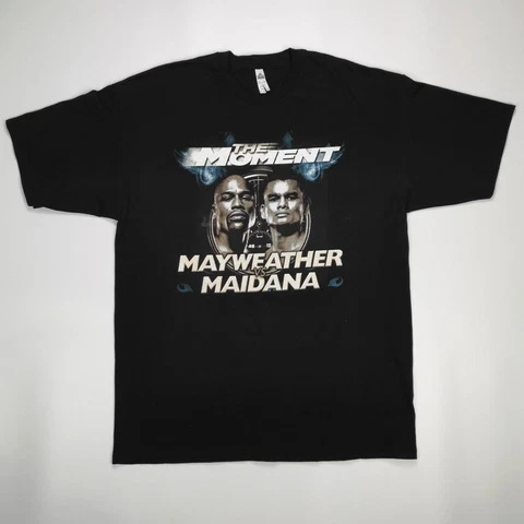2014 Mayweather Maidana THE MOMENT TitleBout MGM Grand Tale Of Tape ALSTYLE SHIR Cover