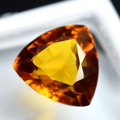 ÓPALO DE FUEGO NATURAL 14+ CT NARANJA MEXICANO BILLÓN CORTE SUELTO PIEDRA PRECIOSA CERTIFICADA Foto 1 de 4