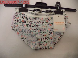 NWT - Calvin Klein Girls Multicolor Modern Cotton Hipster 3 Pk, Size 6/7 - Picture 1 of 5