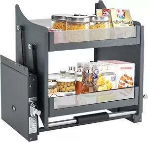 Pull Down Shelf 24" Upper Kitchen Wall Cabinet Storage Organizer Spice Racks - Picture 1 of 9