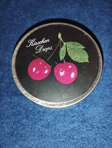Ältere Bonbondose Blechdose "Kirschen Drops" Durchmesser 9,5 cm H: 3 cm - Bild 1 von 11