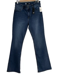 ¡Nuevo! Pantalones de mezclilla KUT From The Kloth para mujer talla 12 NATALIE Bootcut azules tiro alto boho - Imagen 1 de 12