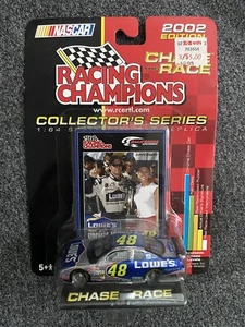 RACING CHAMPIONS 2002 1/64 #48 JIMMIE JOHNSON LOWES ROOKIE FIRST WIN CALIFORNIA - Picture 1 of 3
