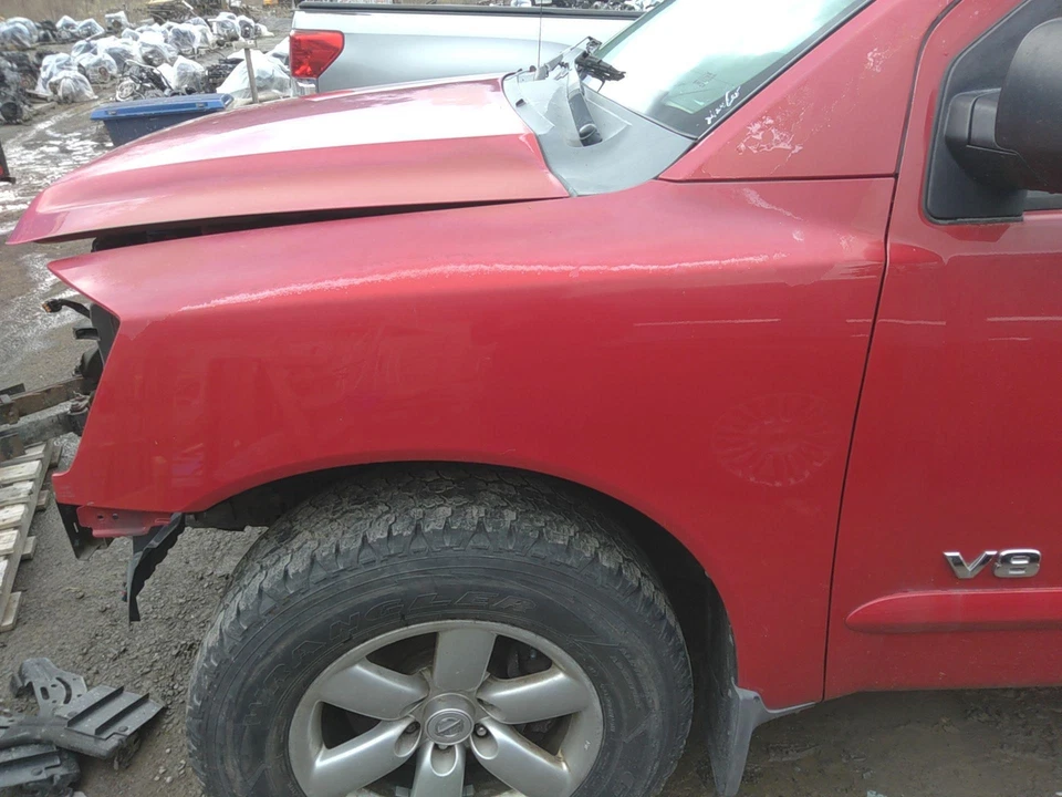 08 NISSAN TITAN Fender Sun Fadedxe Driver Left Red Alerta20 Foto 1 de 1