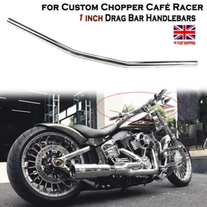 Motorcycle Drag Bar 25mm 1"inch Handlebar for Harley Davidson Sportster 883 1200 - Picture 1 of 8