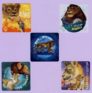 15 Lion King Wild Side - Large Stickers - Party Favors - Simba, Nala