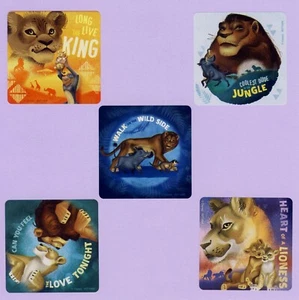 10 pegatinas grandes del Rey León lado salvaje - favores de fiesta - Simba, Nala - Imagen 1 de 1