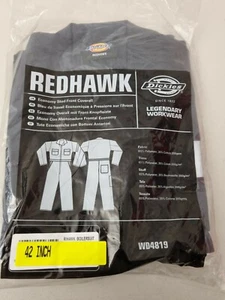 Dickies Redhawk 42" Economy Stud Front Overall - Schwarz - WD4819 NEU - Bild 1 von 3