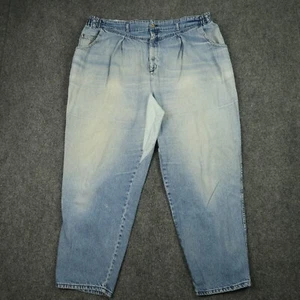 Vintage Dockers Women's Size 26W Jeans USA Made Blue Denim Light Wash READ - Picture 1 of 15