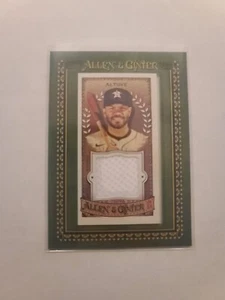 2024 Allen & Ginter Framed Mini Jersey Relic Jose Altuve #MFR-JA Houston Astros - Picture 1 of 2