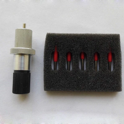 5 pcs 45 degree 45° GCC Cutting Plotter Vinyl Cutter Blade +  Holder - Image 1 of 3