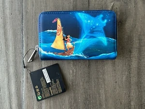 Loungefly Disney's Moana & Gramma Tala Stingray Small Zip Wallet - Size 6 x 3.5” - Picture 1 of 7
