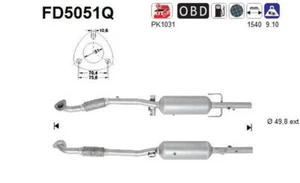 81 KW 110 CV FAP PER Vauxhall Zafira MK II (B) A05 1.7 CDTi - Imagen 1 de 1